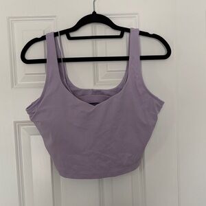 Lavender nursing Crop Top
